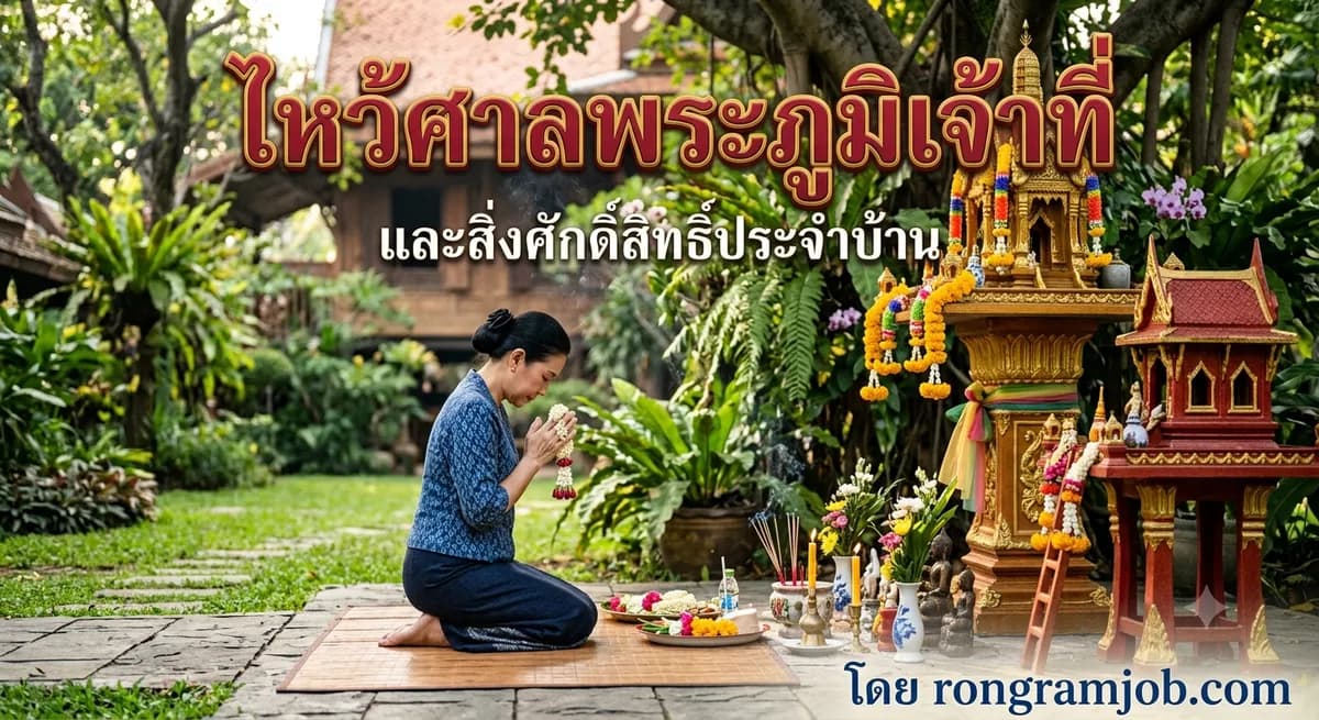 ไหว้ศาลพระภูมิเจ้าที่ อย่างไรให้ถูกต้อง? รวมวิธีไหว้ ของไหว้ คำไหว้ และข้อห้ามที่ควรรู้
